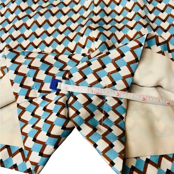 FATE WOMENS COLORFUL ABSTRACT PATTERN BELTED ROMERO SIZE SMALL - Picture 11 of 15